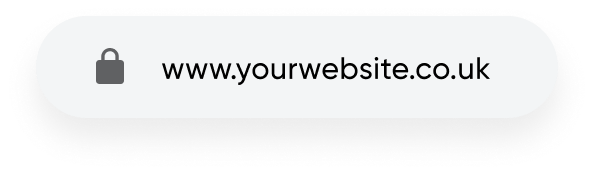 SSL secure website address